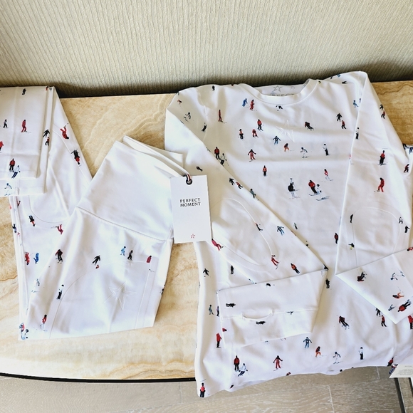 Perfect Moment Dede Ski Active Tee Perfect Moment Base Layer Top Skiiers White - Picture 10 of 15